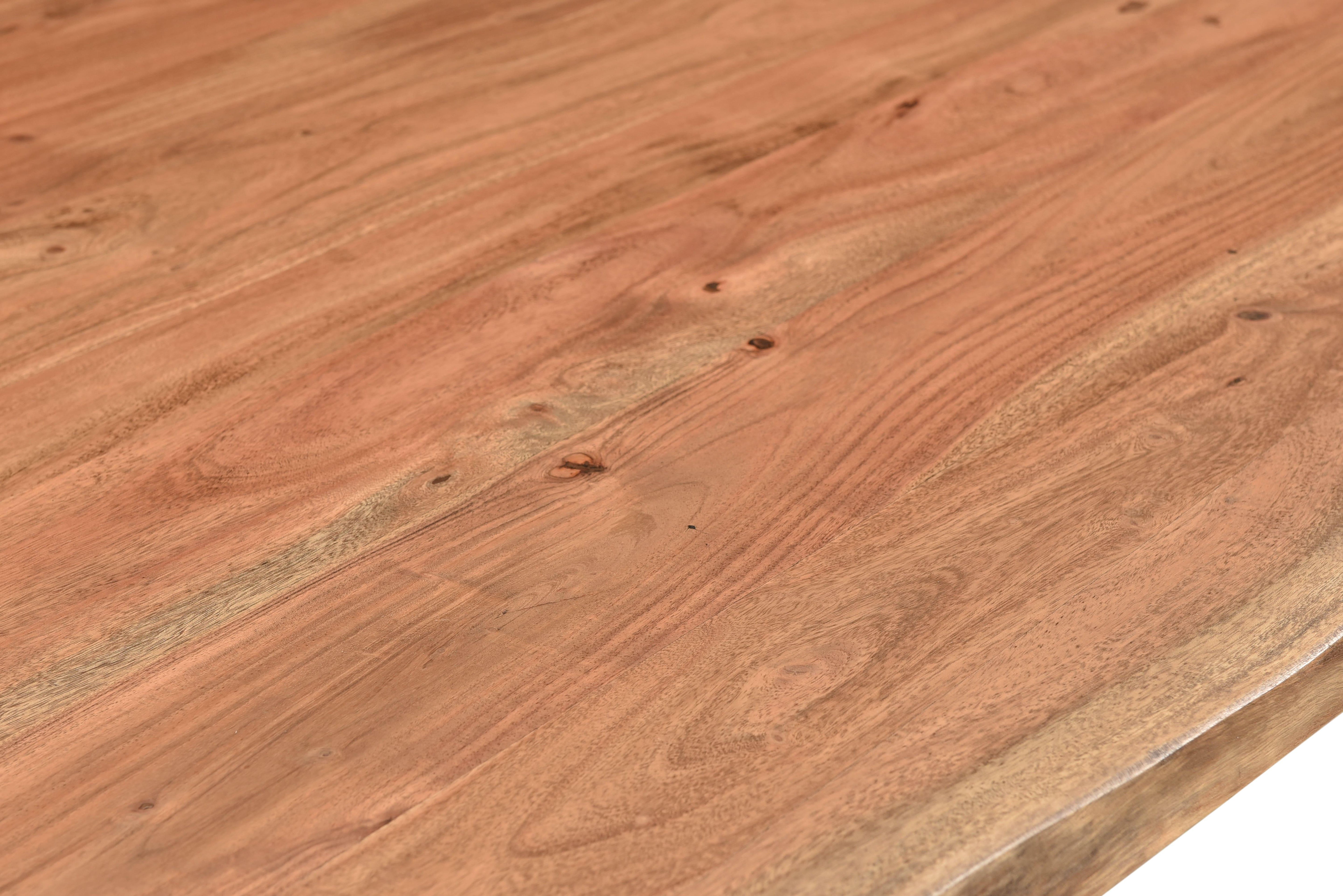 Vivo Solid Acacia Wood Dining Table