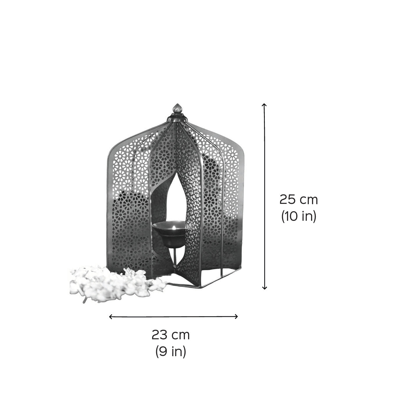 Metal Table T Light | Lamp Light For Home And Puja Essential