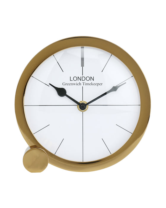 Langston Gold Table Clock