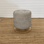 Janice Ottoman | Fabric Upholstery, Solid Ash Wood