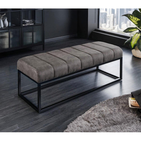 Fresno Long Ottoman Cum Bench | Hallway Bench | Dining Bench | Extra Seating (Ruddy Pink)