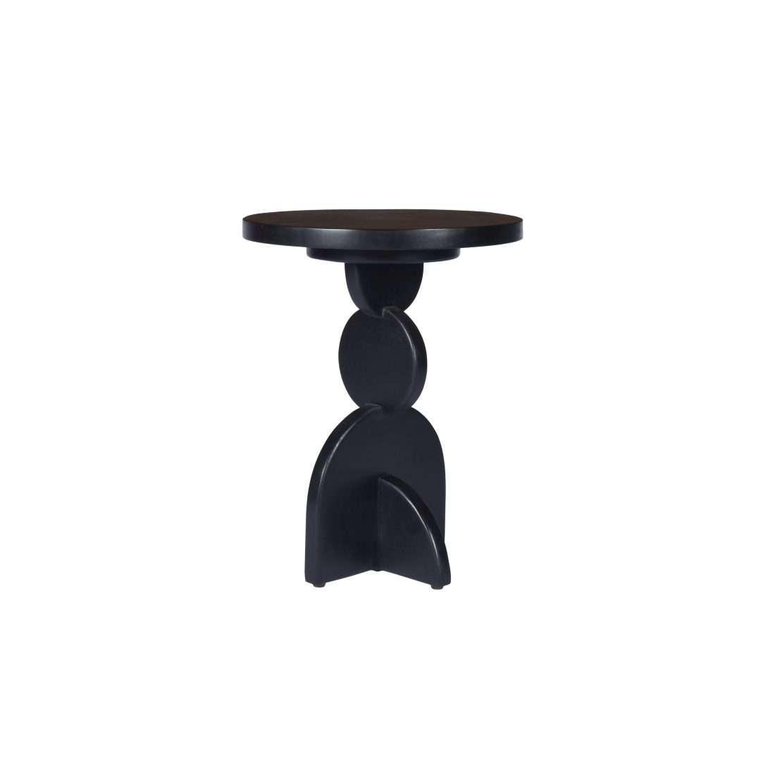 Asymmetrical Teakwood End Table | Side Table for Living Room