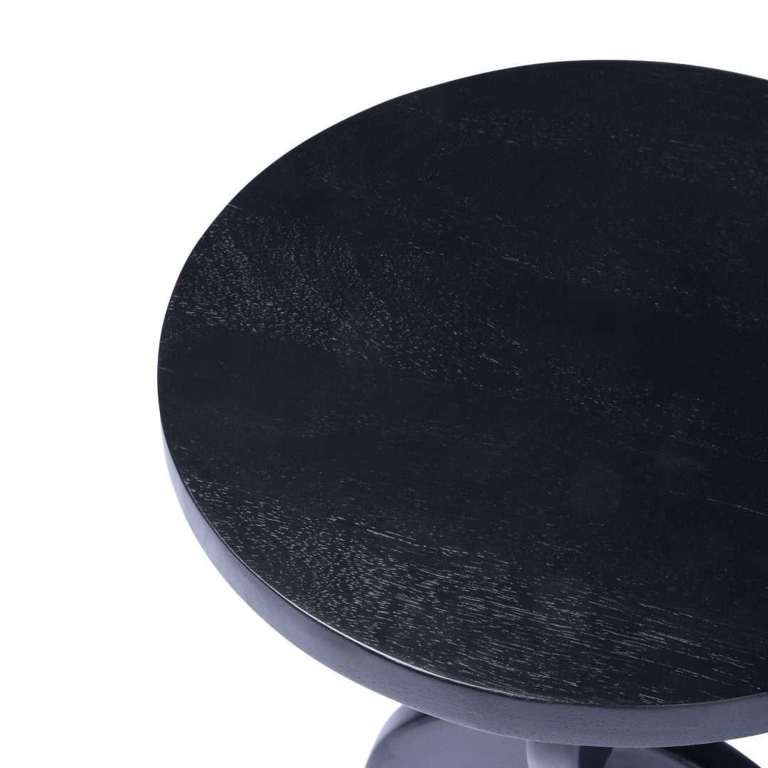 Asymmetrical Teakwood End Table | Side Table for Living Room