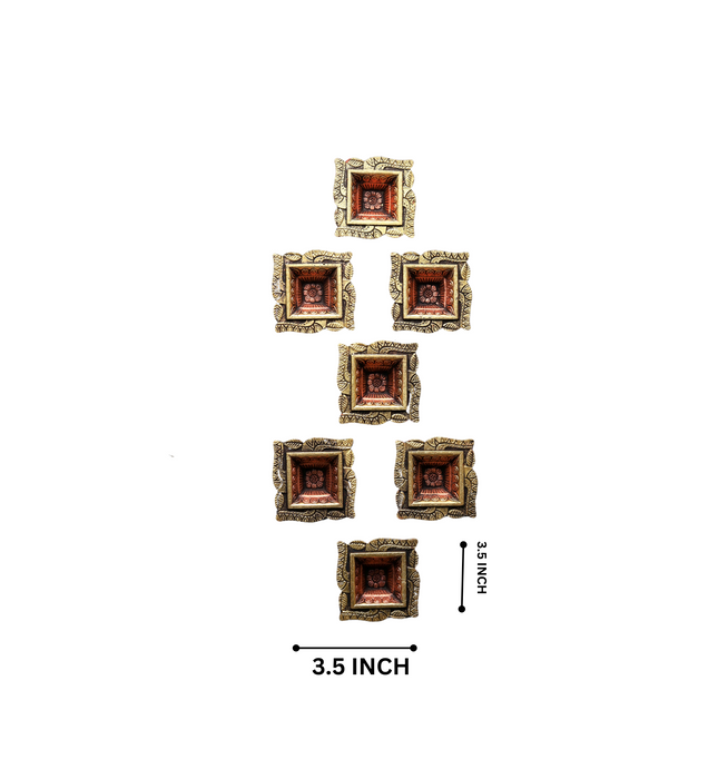 Swastik Diya Set of 10