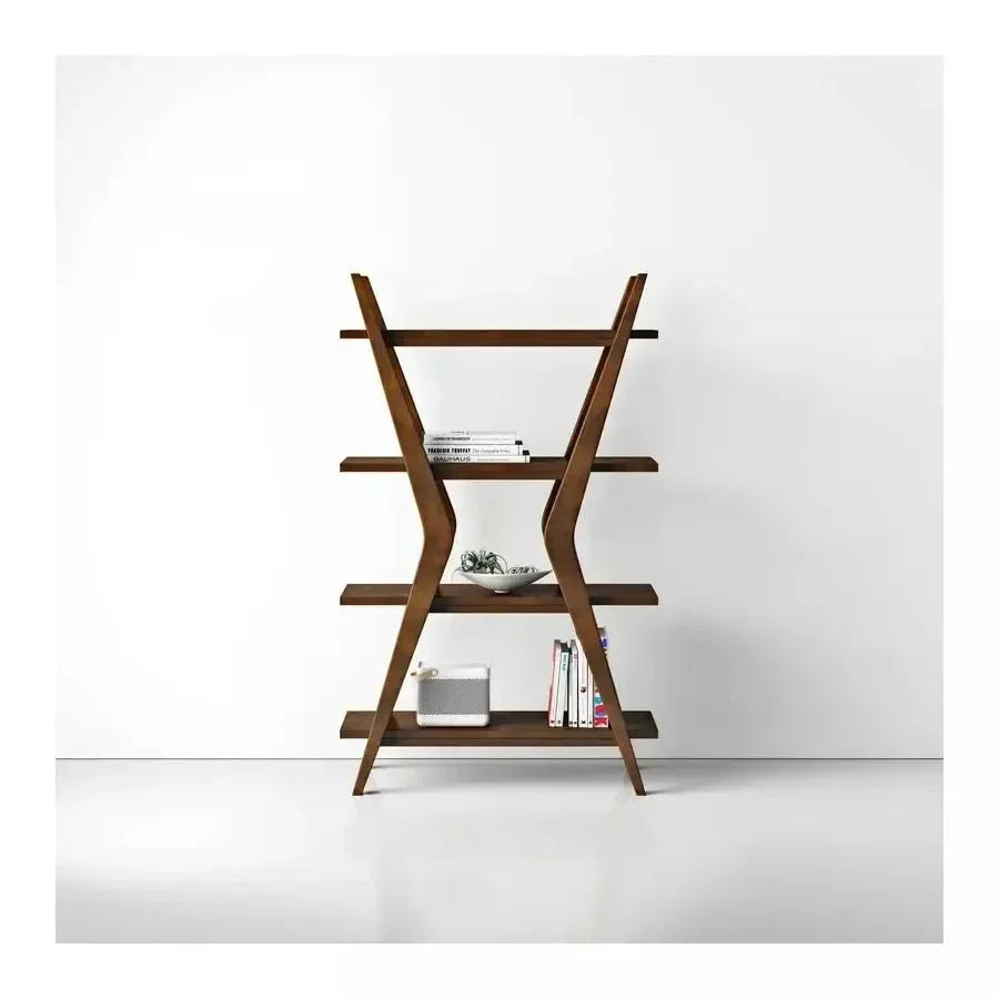 Lotus Solid Wood Bookshelf