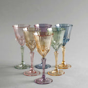 Creart Doge Multi-Color Wine Glasses Set Of 6