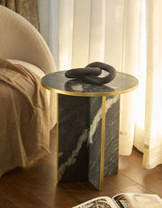 J-Lo - Selvara Black Marble | Side Table