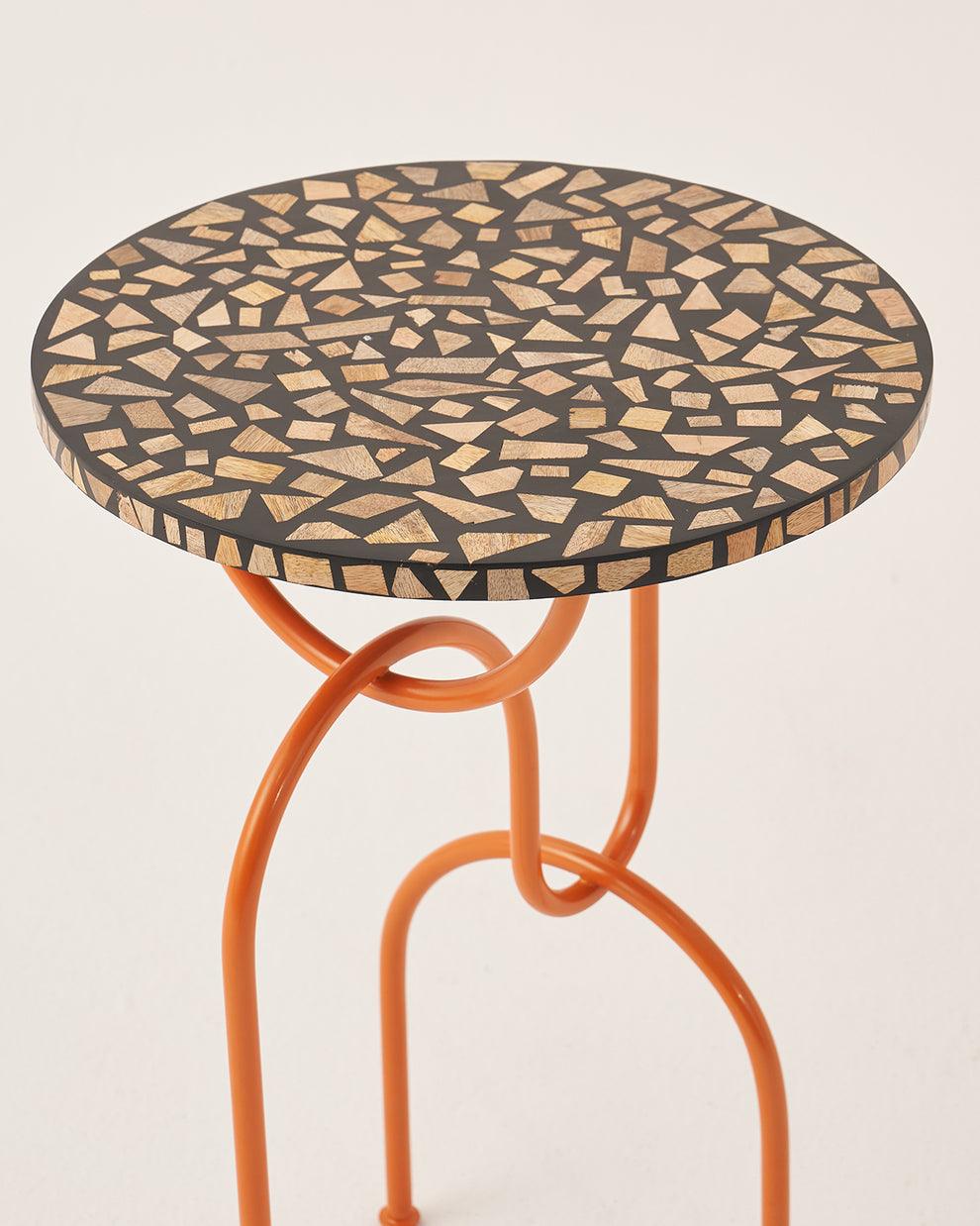 Woodpecker Designer Side Table | Wood End Table for Living Room | Modern Coffee Table