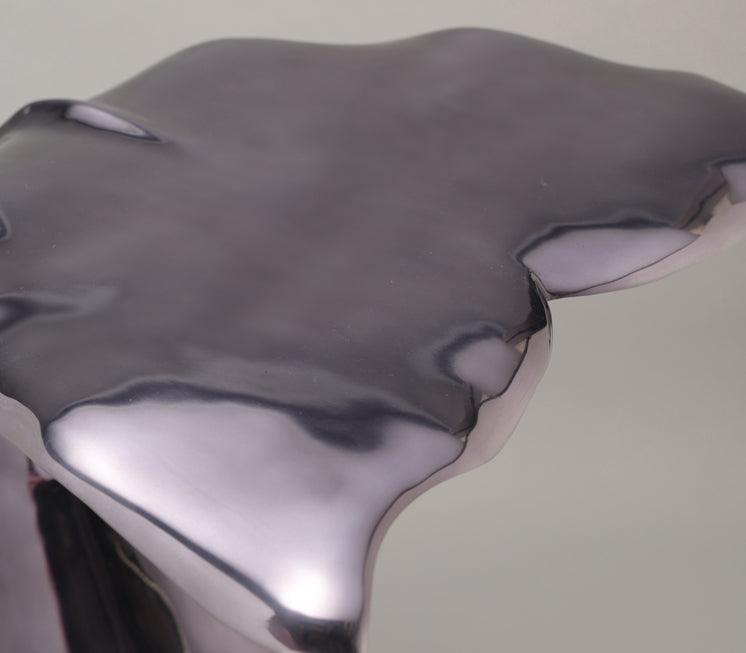 Whale Tail Delight Side Table for Living Room | Designer Accent Table | Luxurious Corner Table