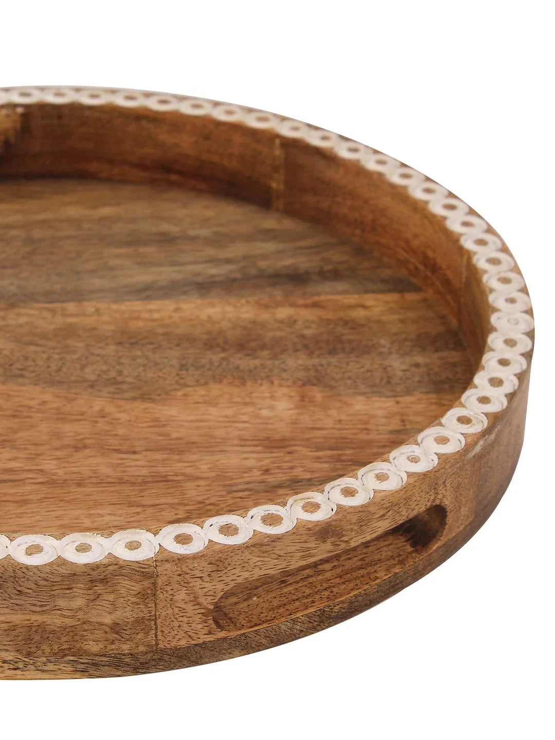 Wooden Serving Tray | Sturdy Snack Serving Tray | Decorative Home Decor Tray