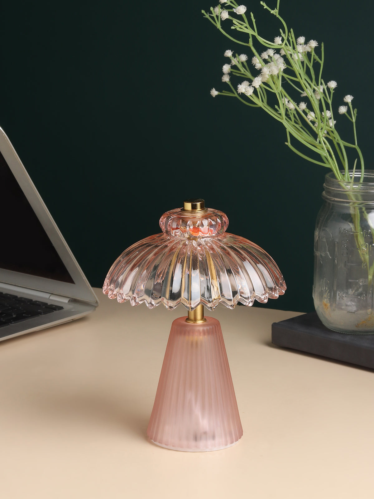 Cressa Crystelle Glass Lamp