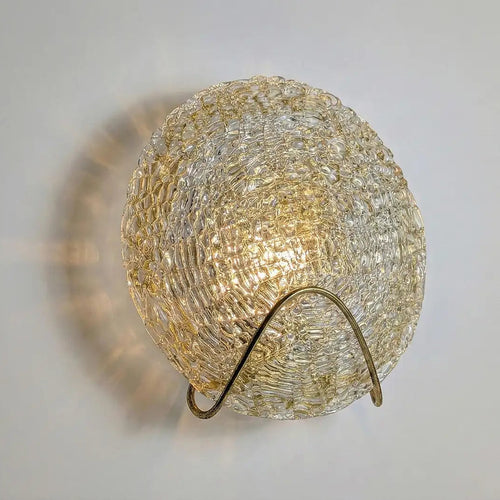 Glass & Metal Wall Sconce