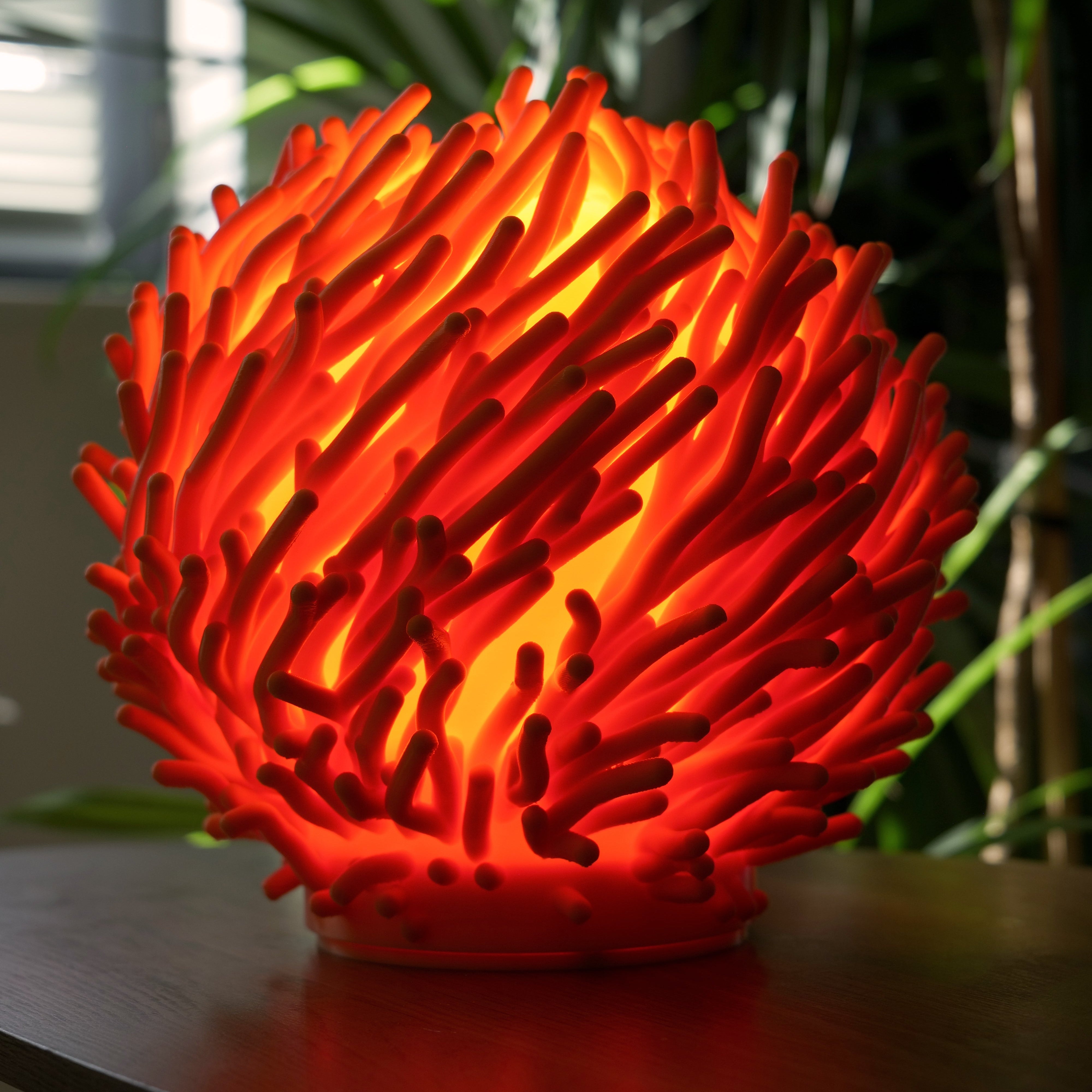 Coral Sculpted Lamp