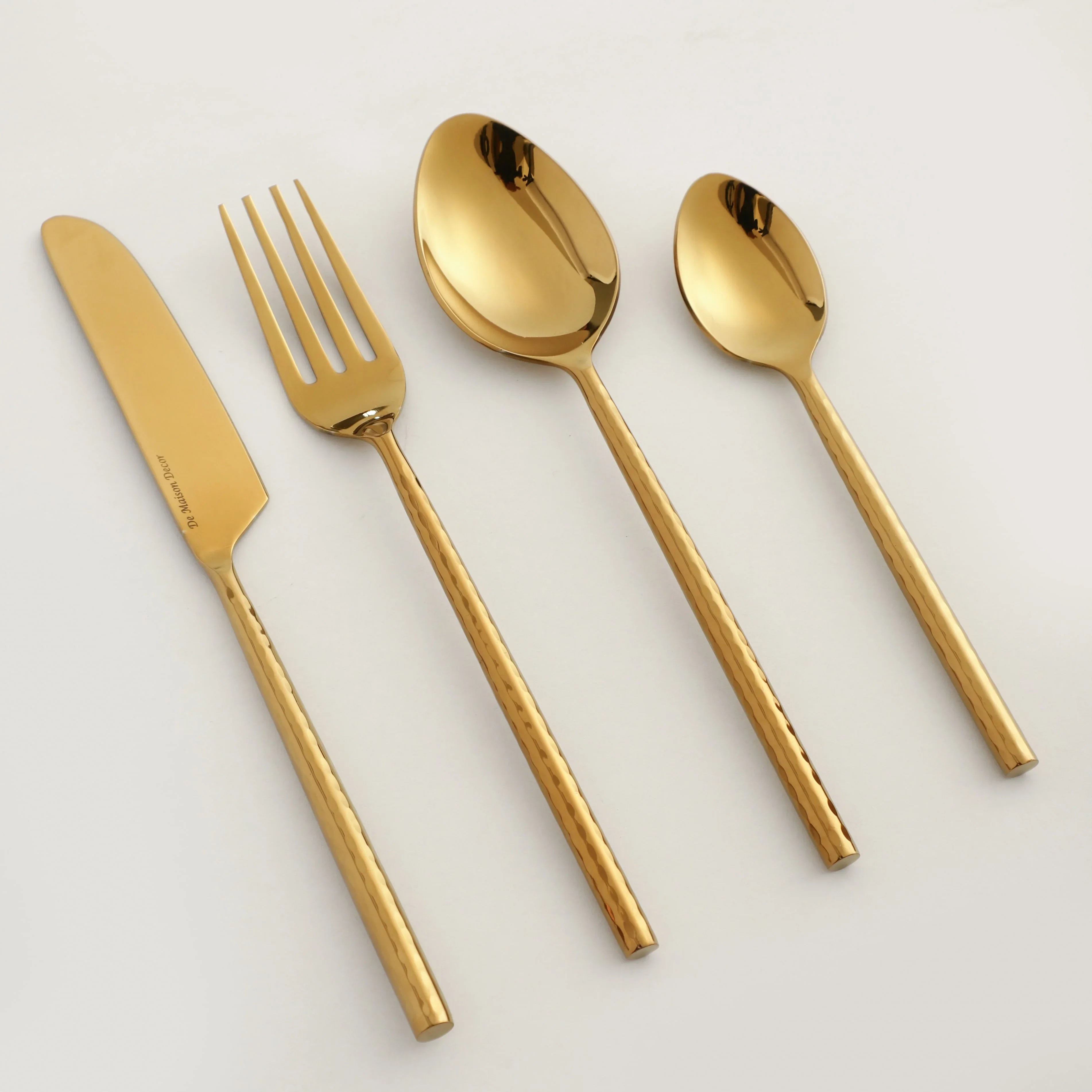 Stream Cutlery Set Gold