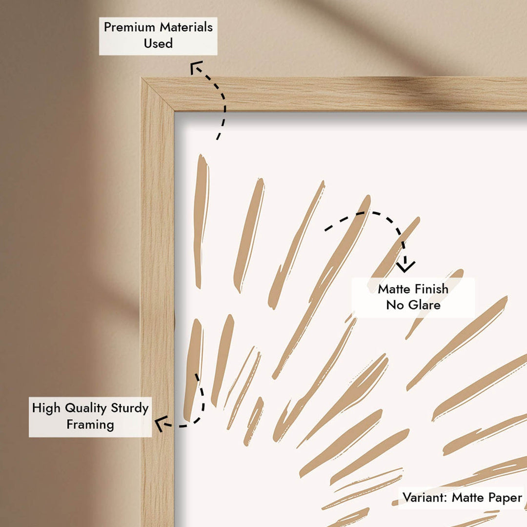 Burst White Wall Painting