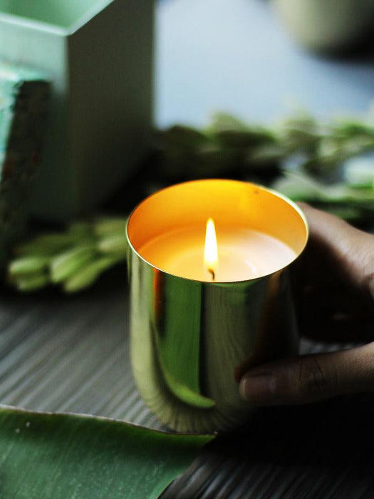 Alama Candle Floral Oud | Scented Soy Wax Candle for Living Room Decor