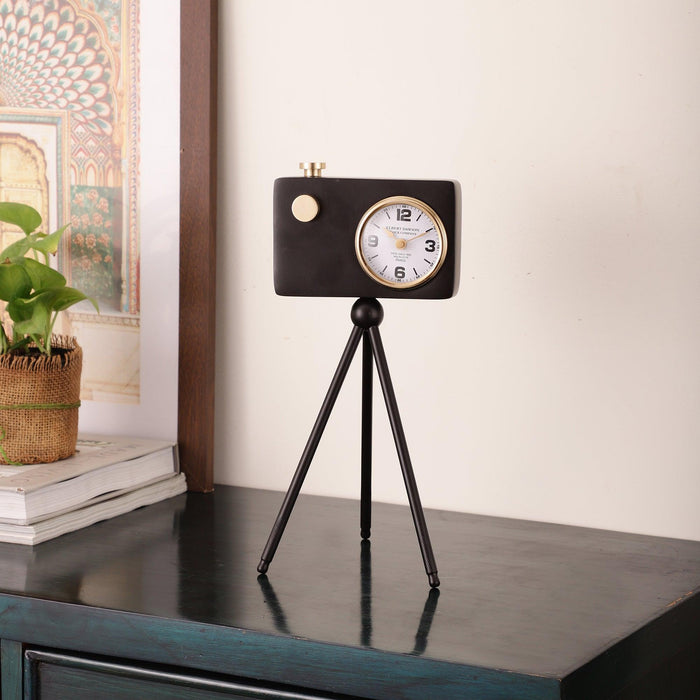 Cameratic Clock for Home Decor | Decorative Clock for Table