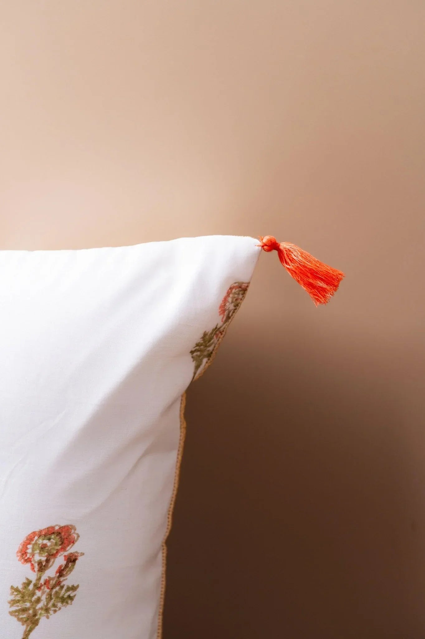 Whispers of Chanderi Collection - Floral Elegance Chanderi Silk Cushion Covers