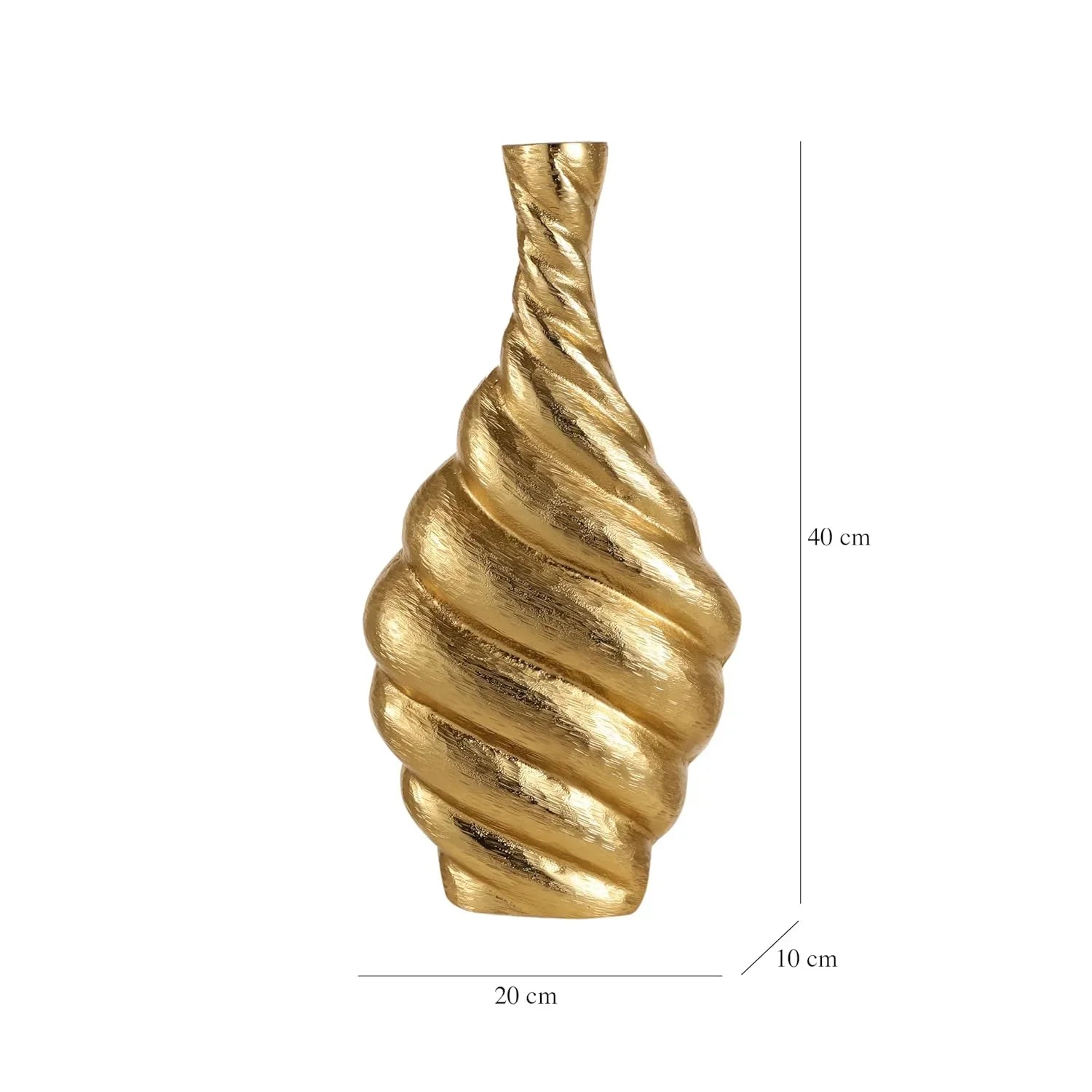 Symphony Vase | Gold