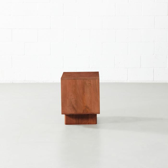 Lucius Bedside Table | Wooden Side Table for Living Room | Nightstand for Bed Side