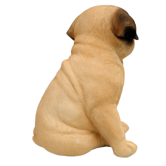 Cute Sitting Pug Figurine