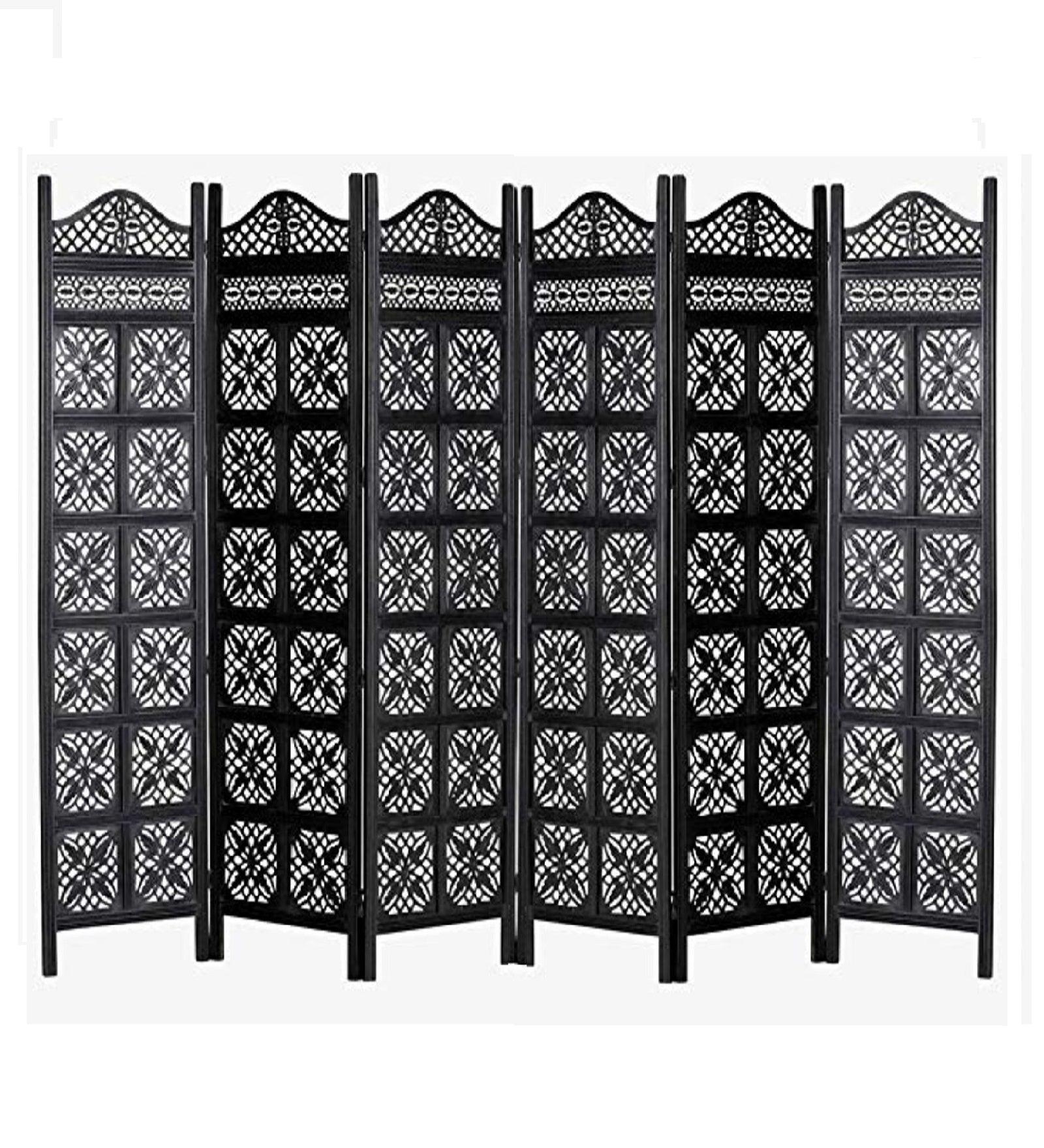 Elegant Panel Mango Wood Room Divider with MDF Jali