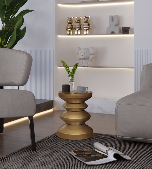 Gold Caesar Side Table