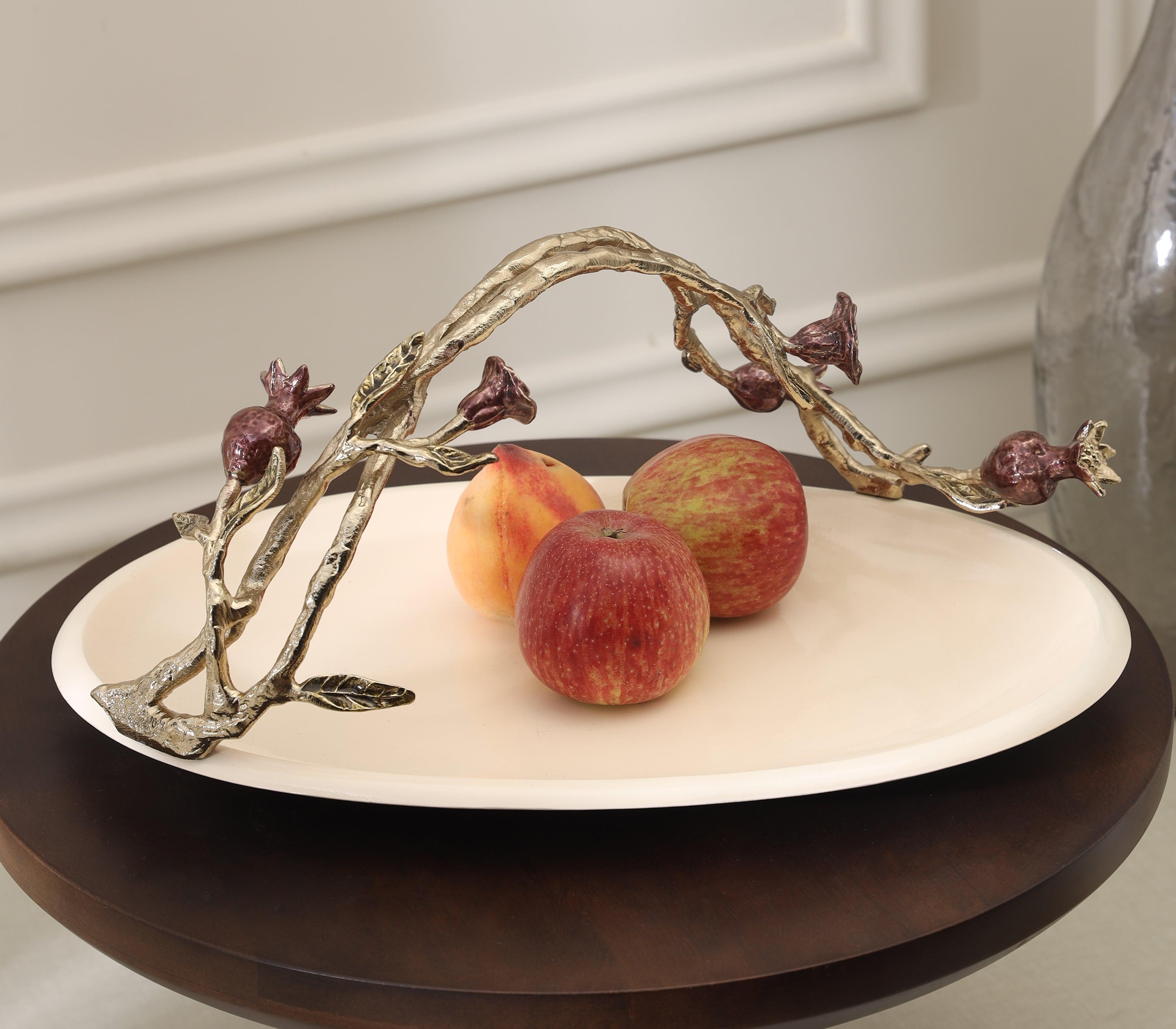 Pomo Orb Platter | Gold Finished