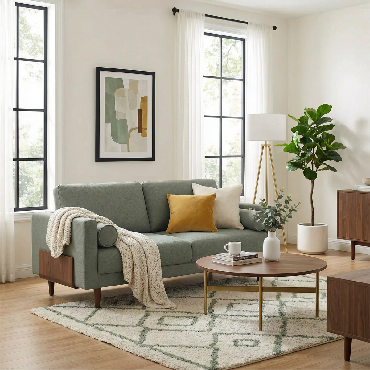 Kempas Cabrera Sofa