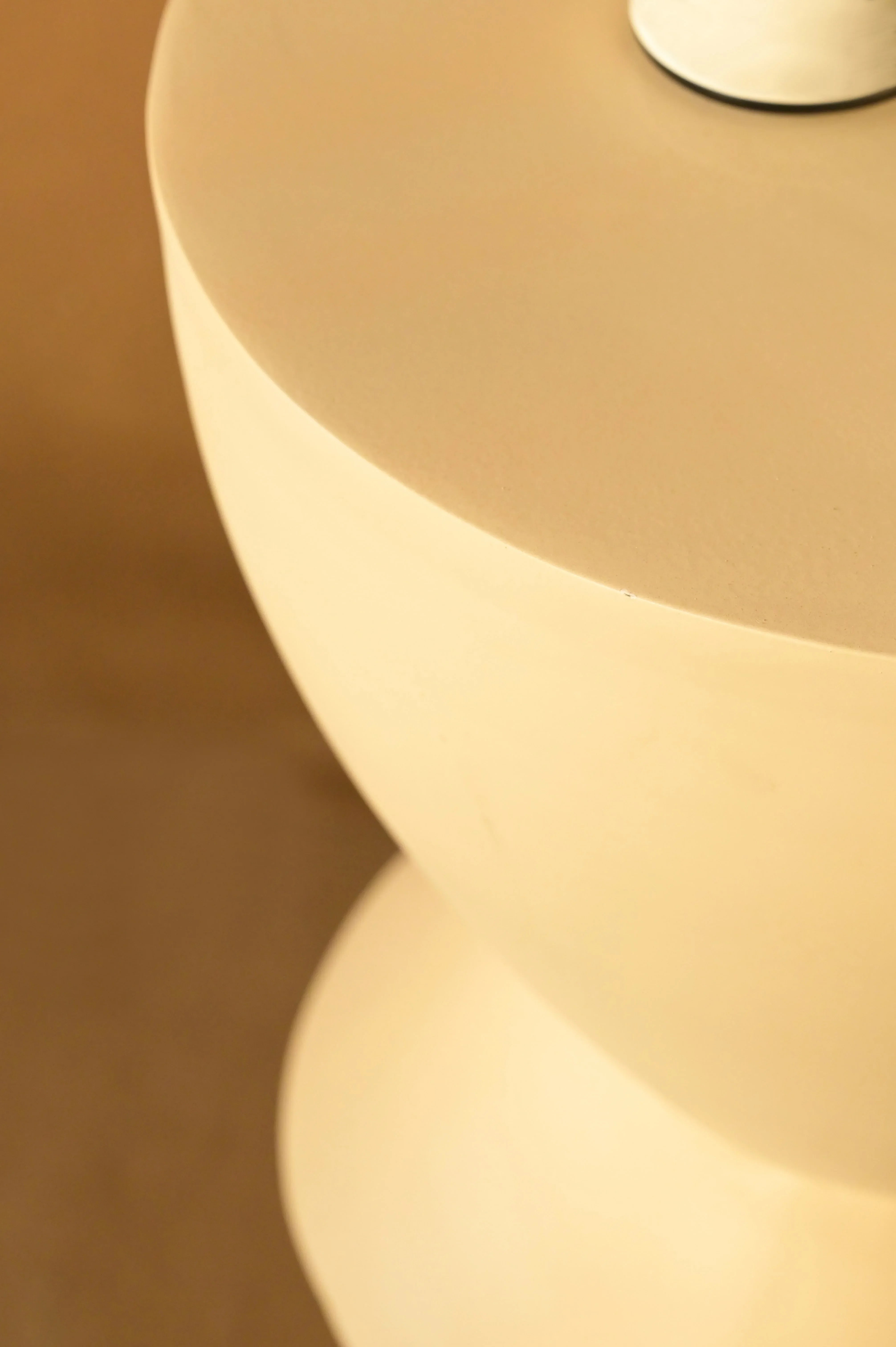 Oriel Sculptural Side Table for Living Room | Designer Accent Table