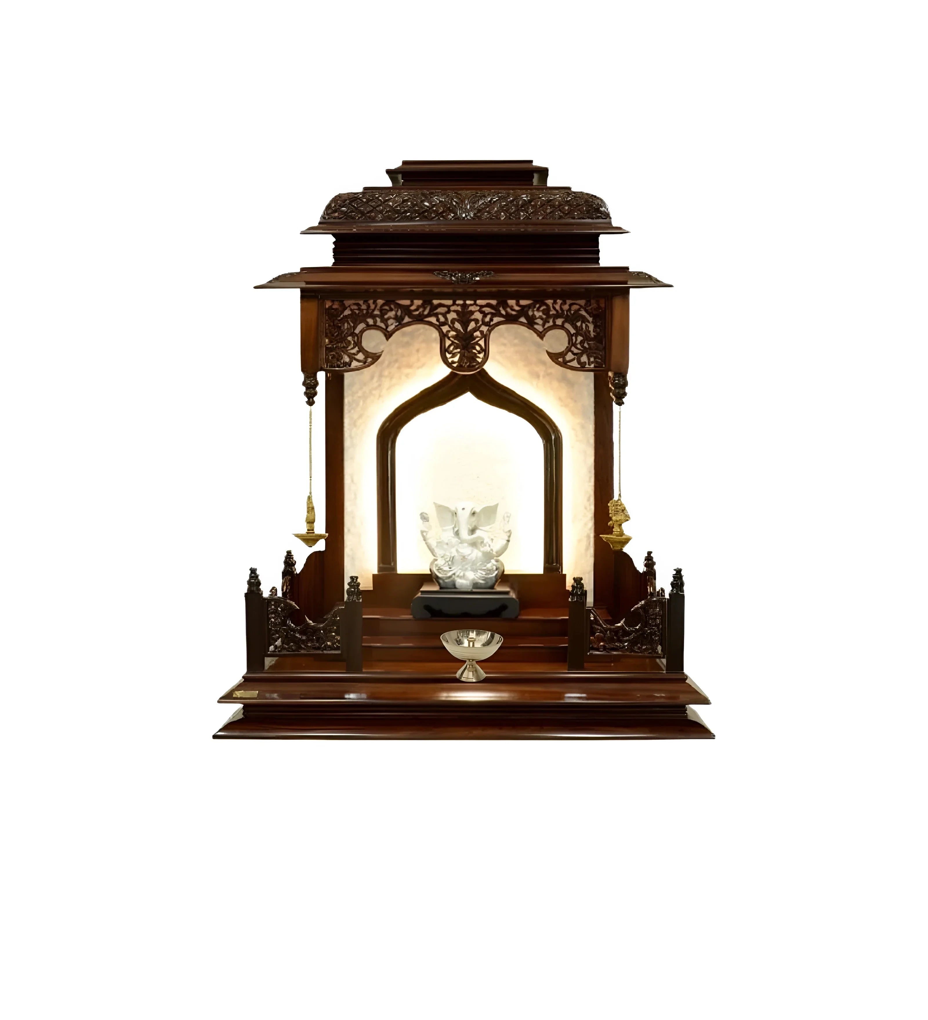 Pure Brass Pooja Diya – Traditional Oil Lamp for Aarti, Rituals, and Festivals