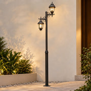 Victorian 8 Feet 2 Up and Down Light Outdoor Post Lamp