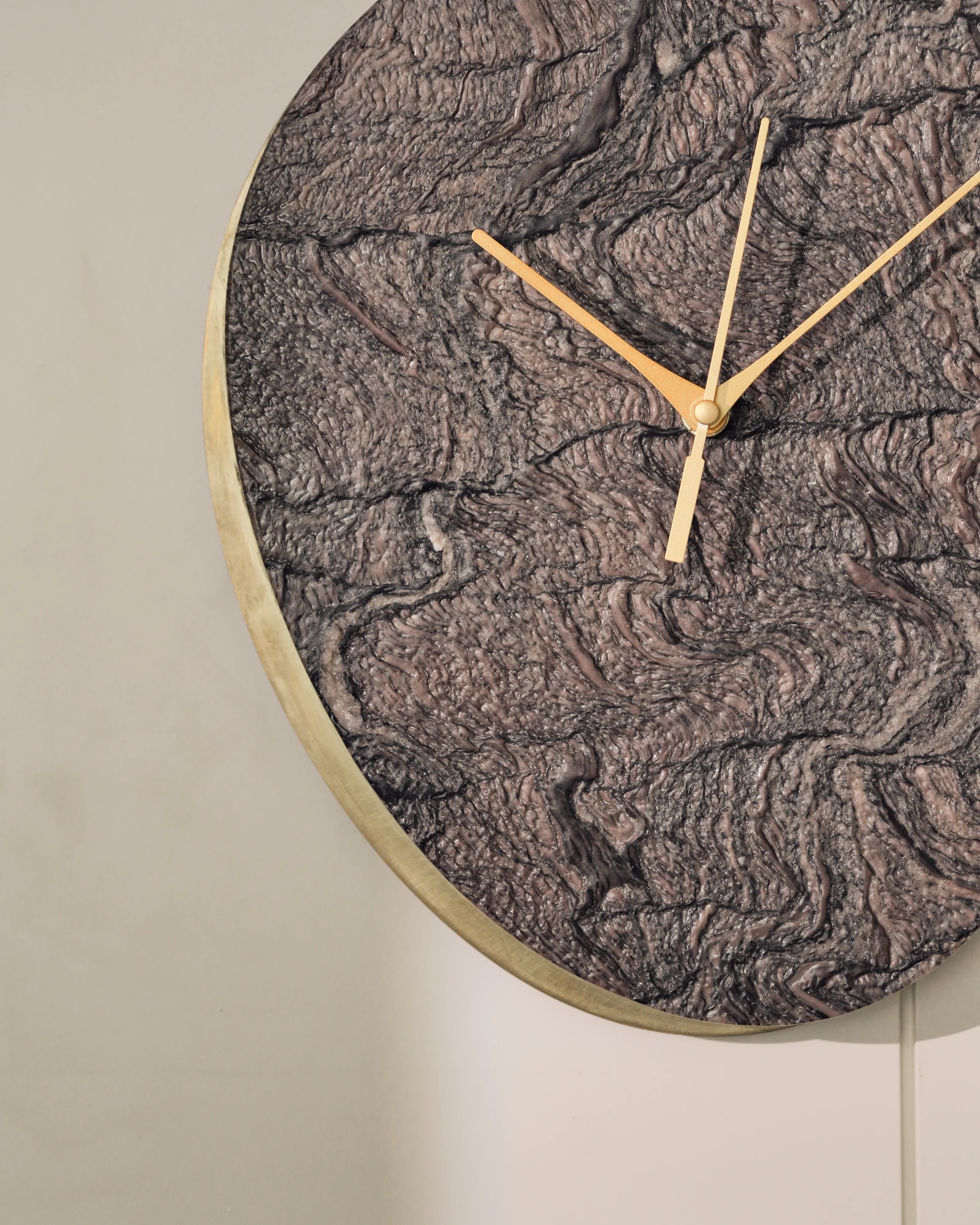 Rift - Purple Martini Wall Clock