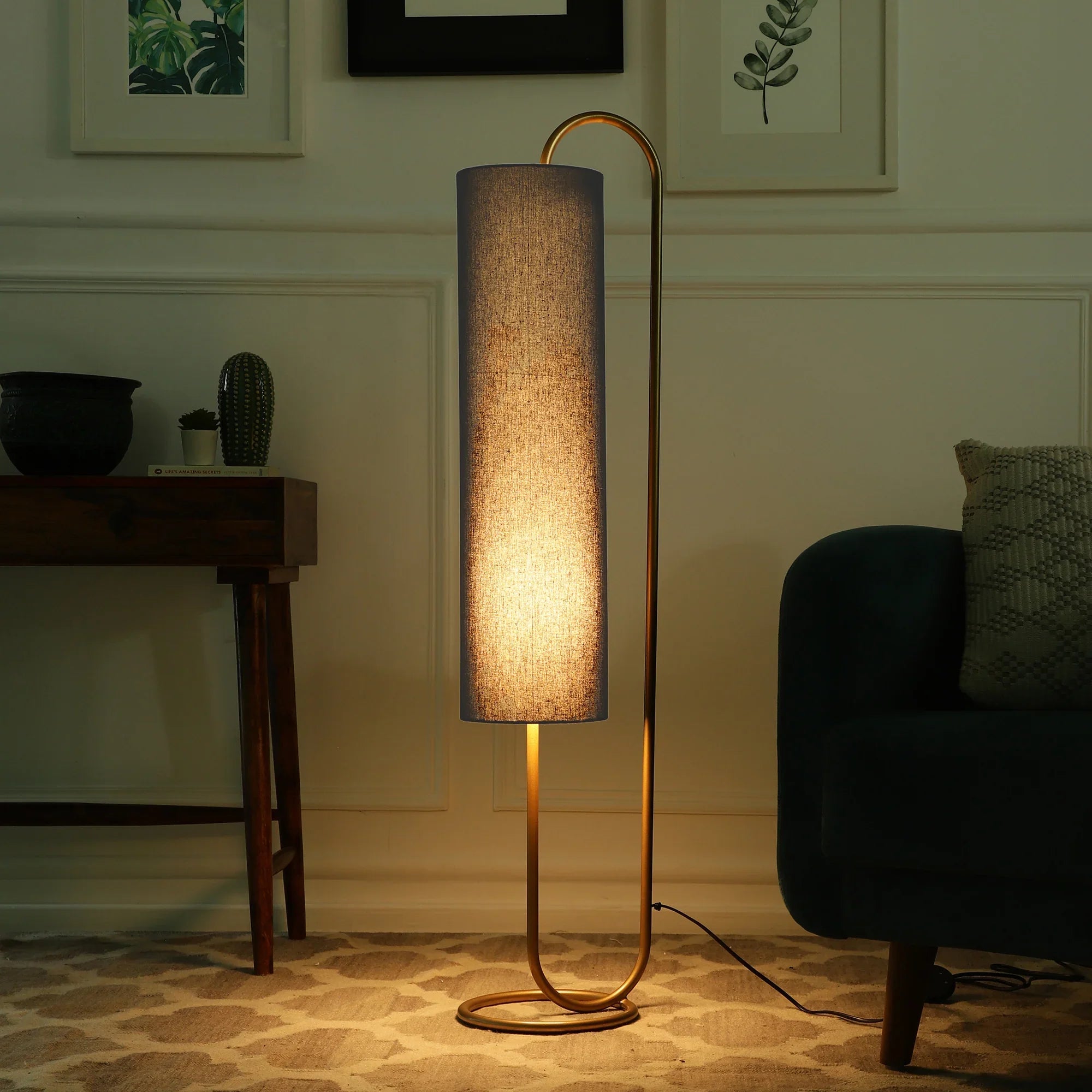 Graceful Curve Decorative Floor Lamp | Modern Corner Stand Lamp For Living Room & Home