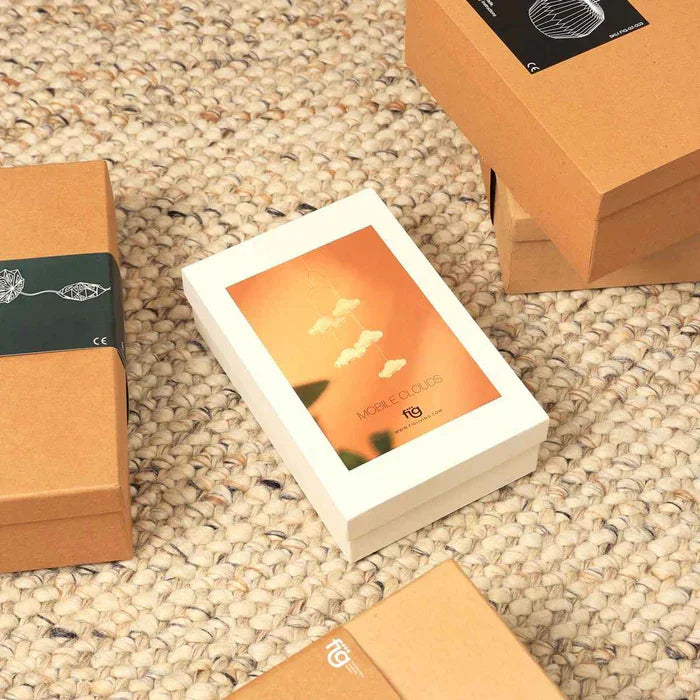 Felt Ornaments - Hanging Mobile (Cloud)