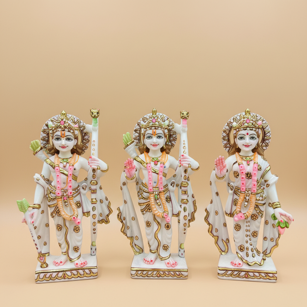 Marble Ram Darbar 9" inches