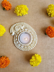 Peachy Ambi Tealight Stand | Decorative Tealight Holder
