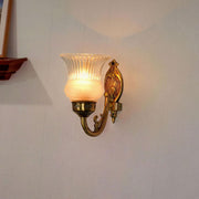 Usha Single Antique Brass Wall Light