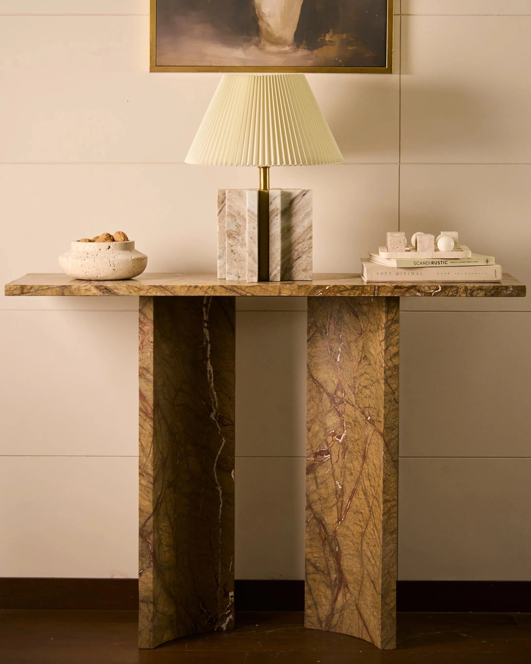 Solene - Fossil Brown Console Table