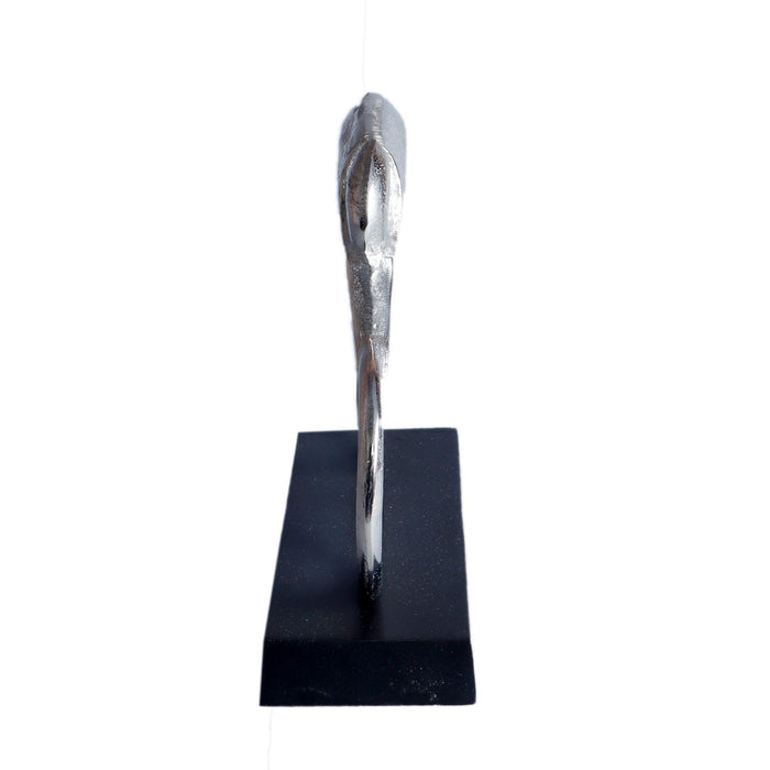 Bicycle Man Aluminium Statue | Decorative Showpiece For Table Decor & Gifting
