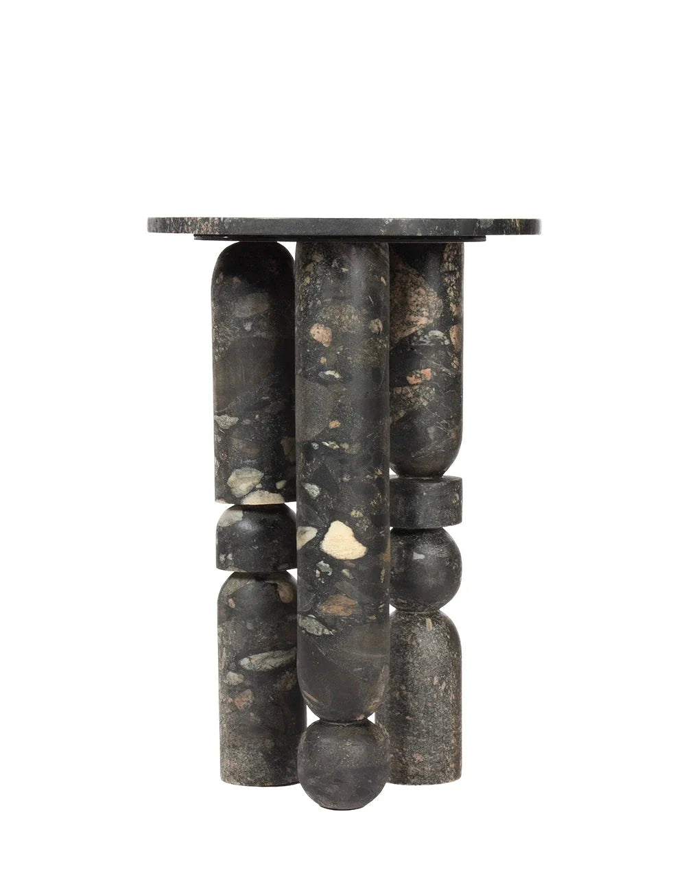 Ribl - Marinace Black Marble | Side Table