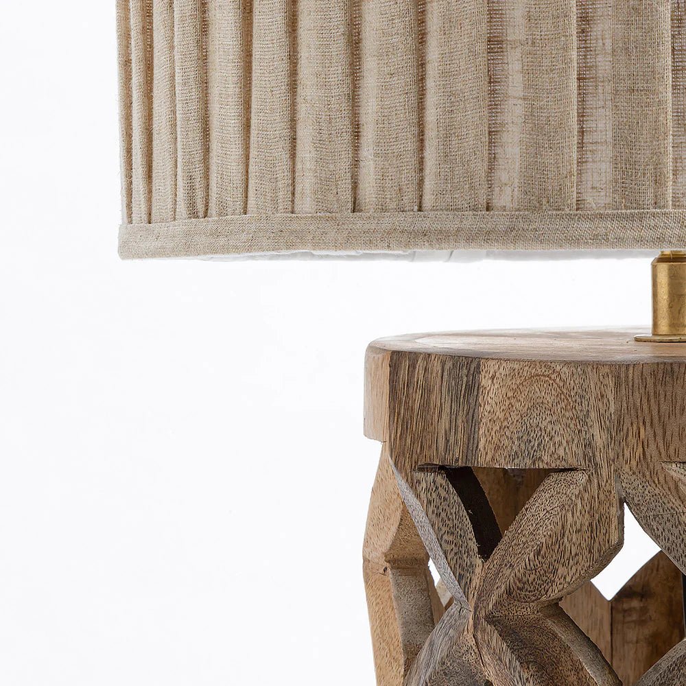 Ivora Rustic Mango Wood Lamp