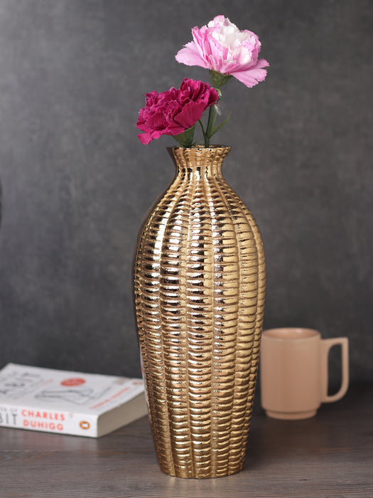 Serene Metallica Vase Gold