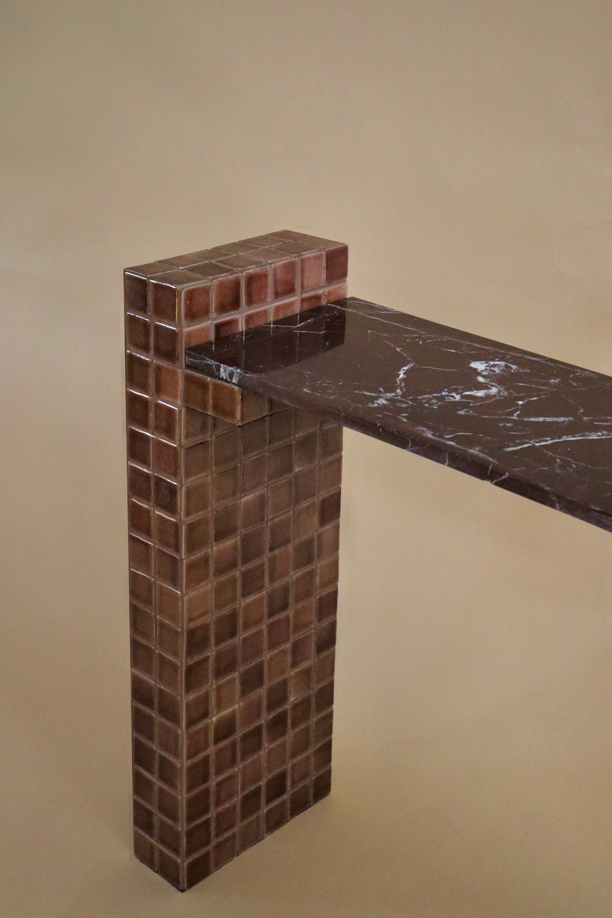 Blockette console table