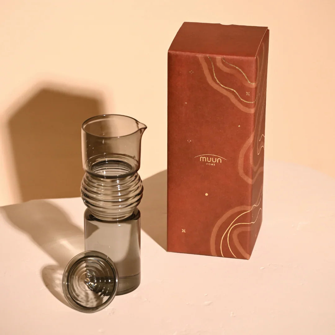 Glass Coiled Carafe