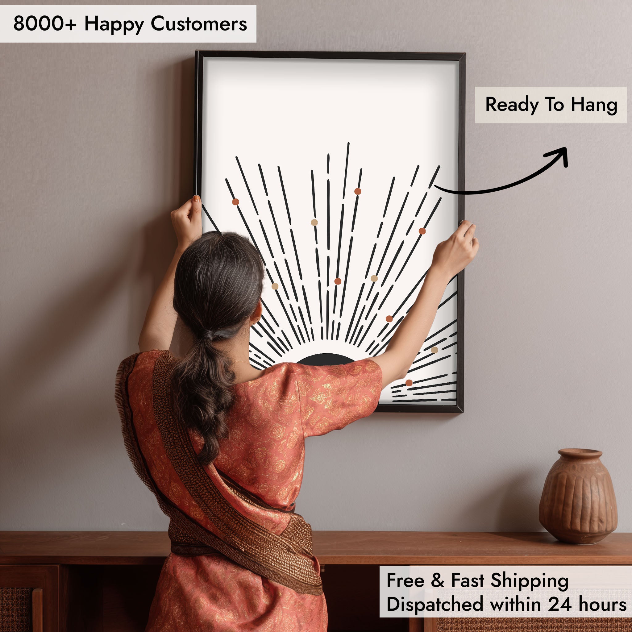 Raggio – Radiant Wall Painting