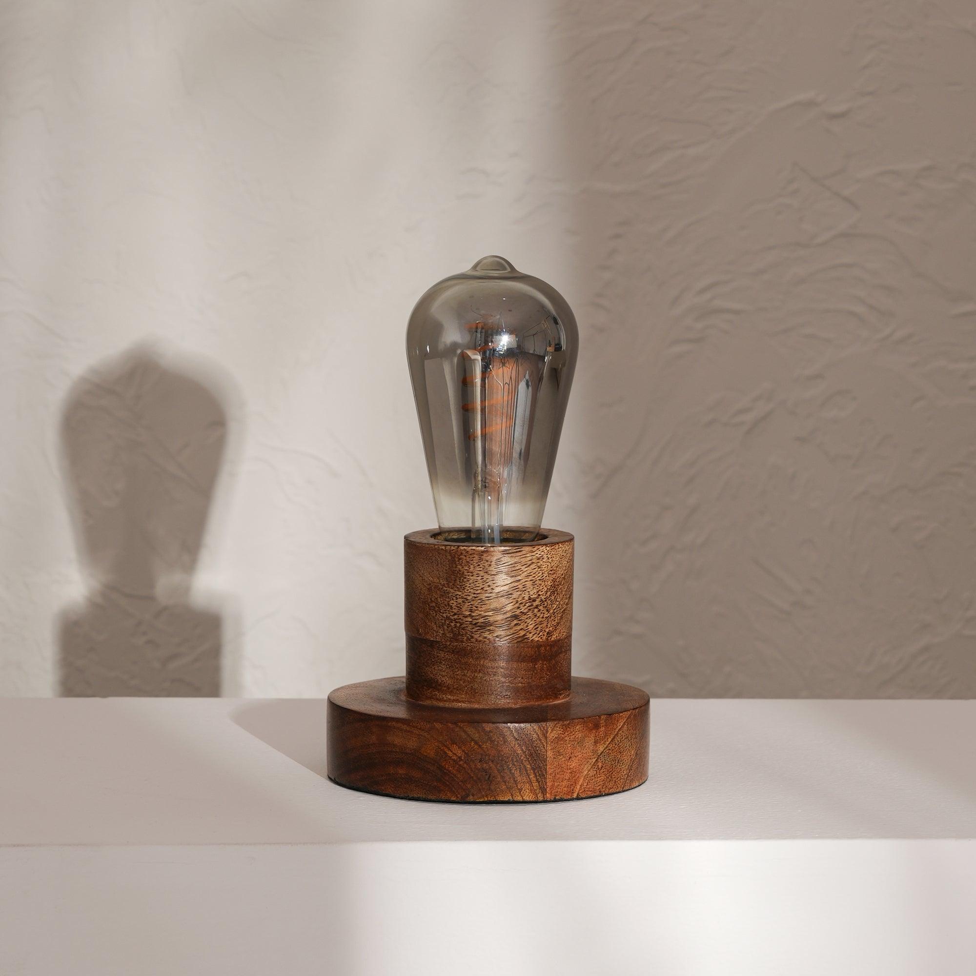 Naked Bulb Table Lamp | Antique Table Lamps | Bedroom Side Table Lamps