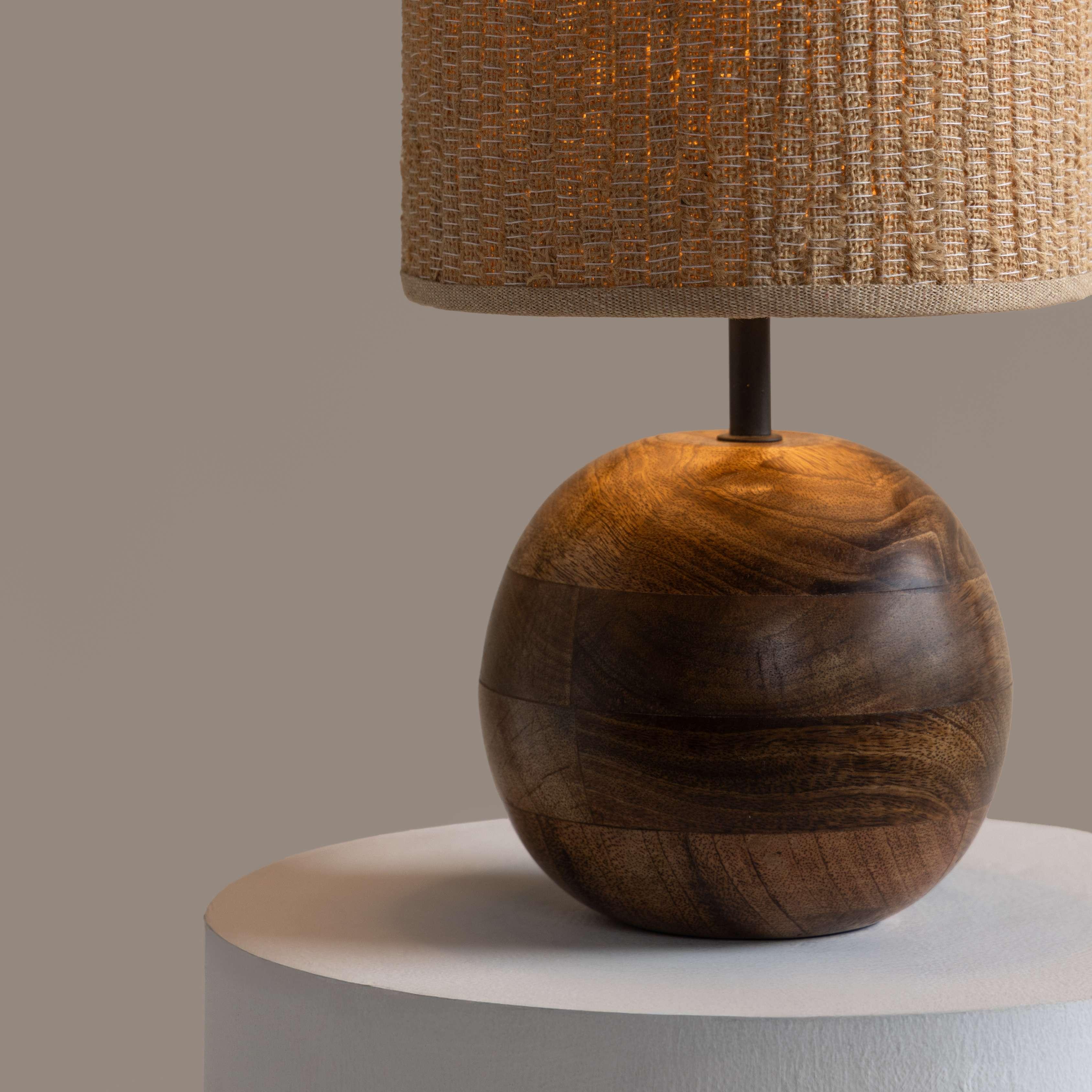 Jute Weave Lamp | Table Lampshade For Living Room