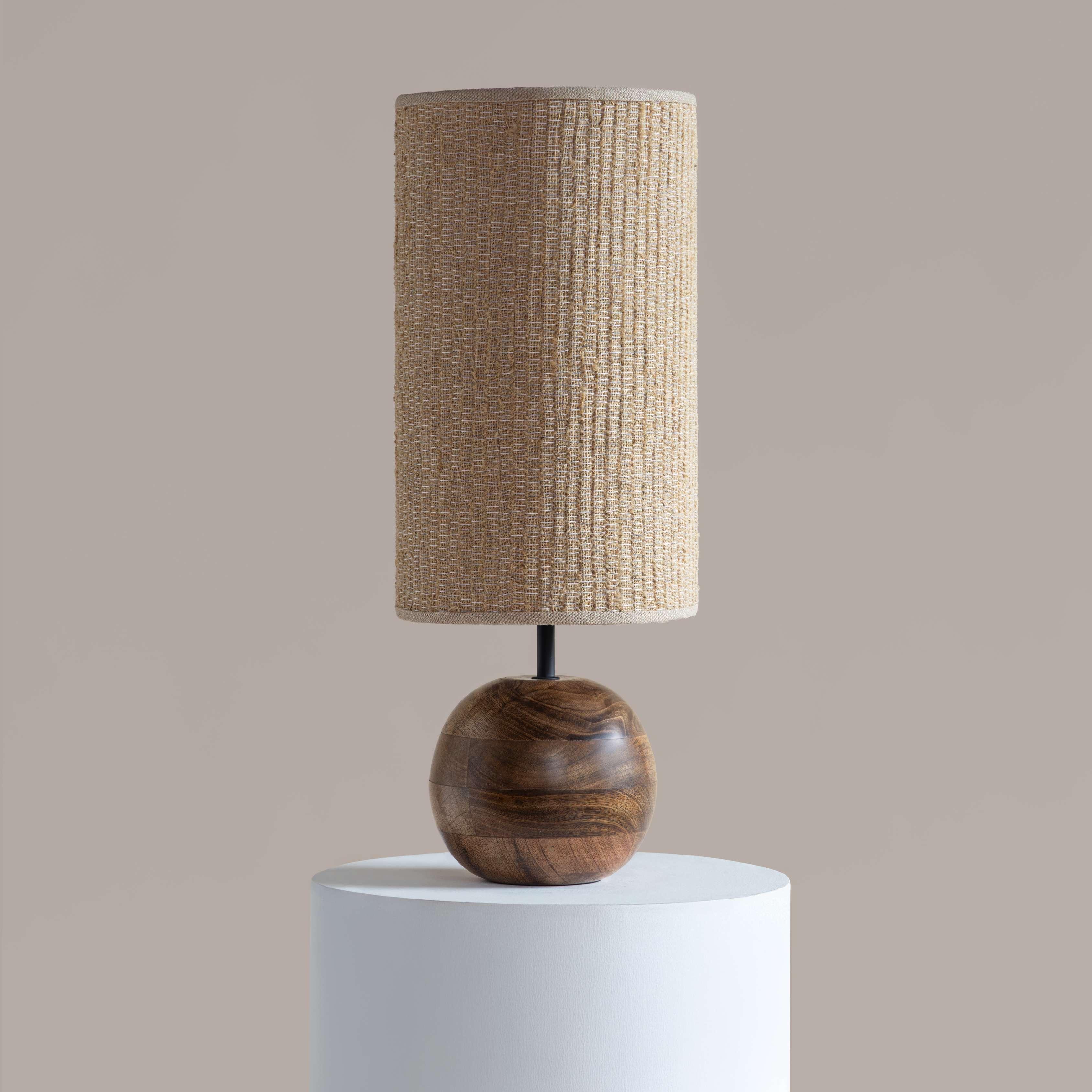 Jute Weave Lamp | Table Lampshade For Living Room