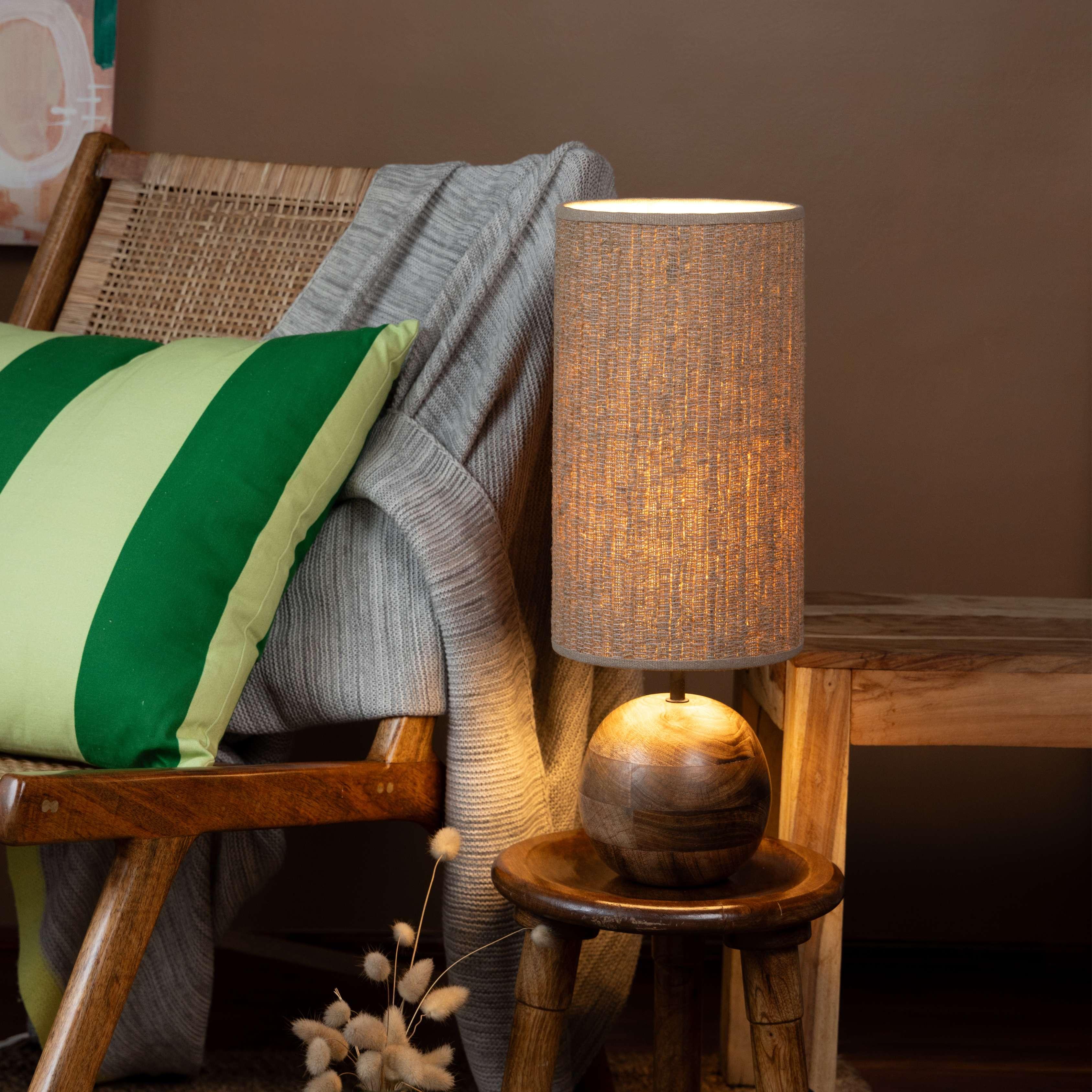 Jute Weave Lamp | Table Lampshade For Living Room